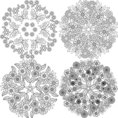 Colorist Heaven Garden Coloring Book - CraftNest - Digital Crafting and Art