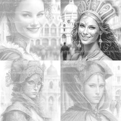 Victorian Woman Coloring Book - CraftNest - Digital Crafting and Art