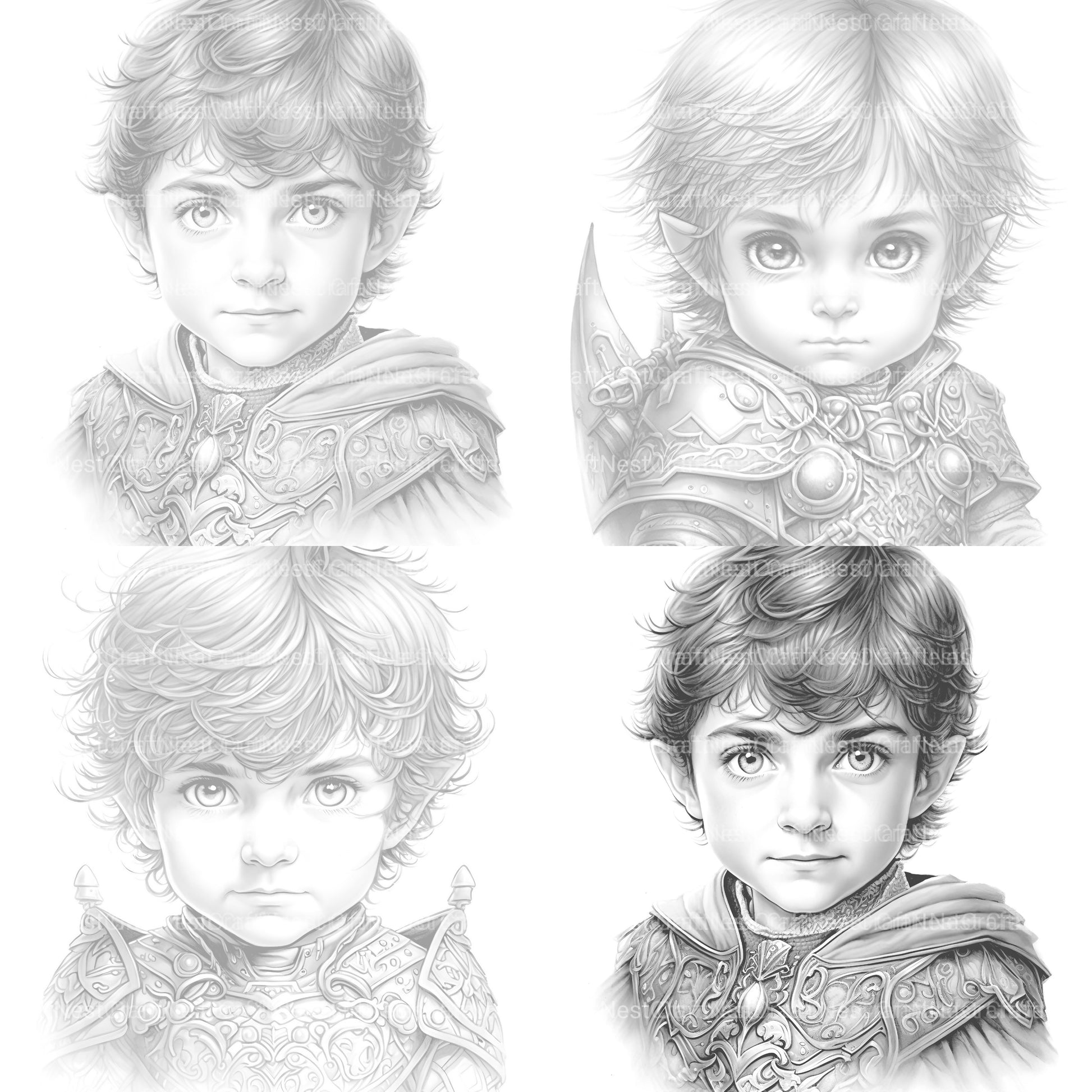 Steampunk Boy Coloring Book - CraftNest - Digital Crafting and Art