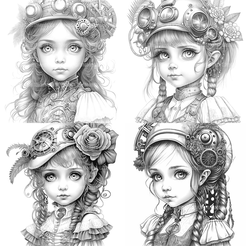 Victorian Boy Coloring Book - CraftNest - Digital Crafting and Art