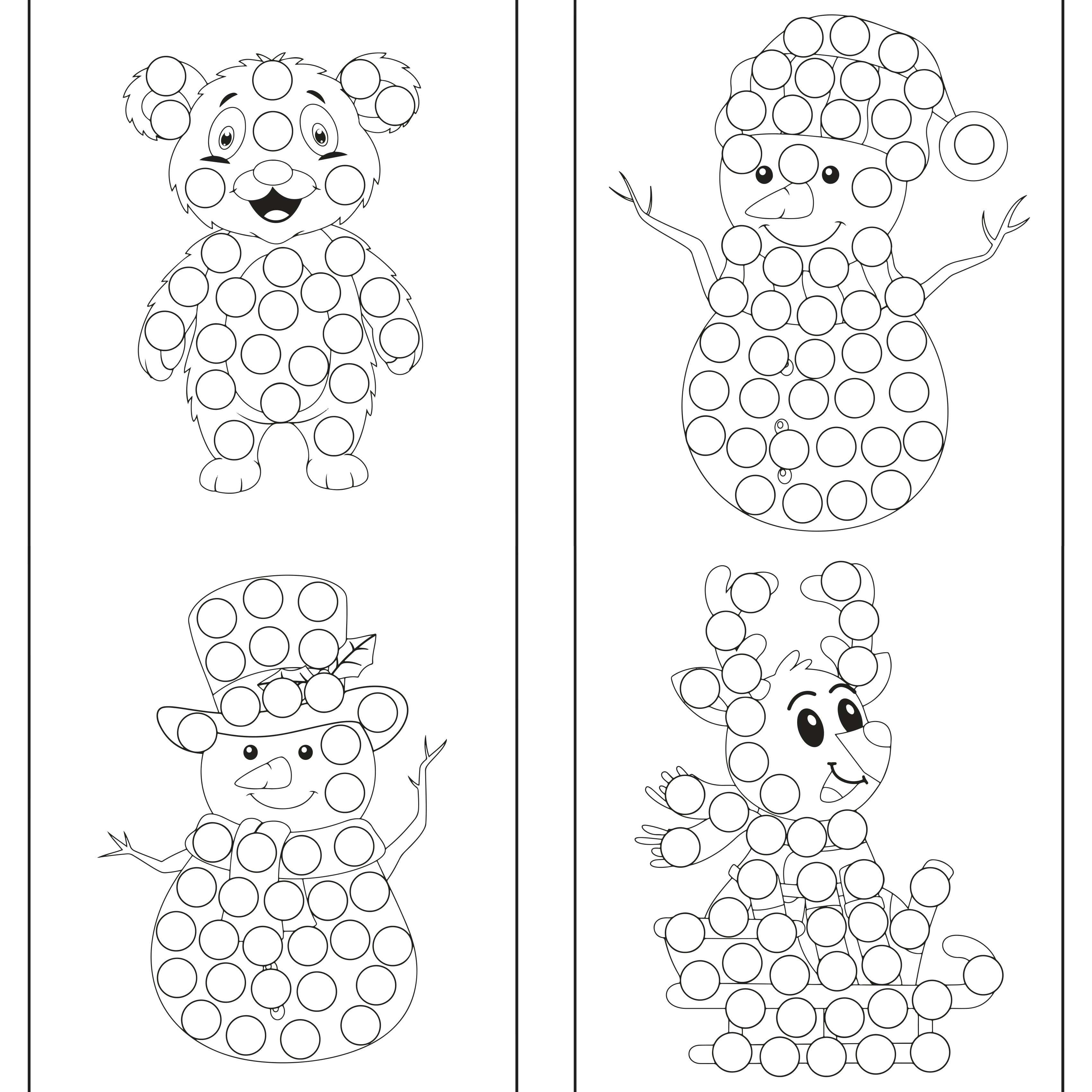 Kids Christmas Dot Marker Coloring Book 2