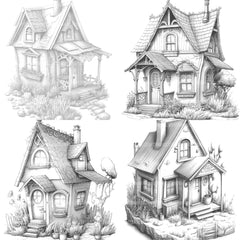 Ranch Tiny House Coloring Book - CraftNest - Digital Crafting and Art