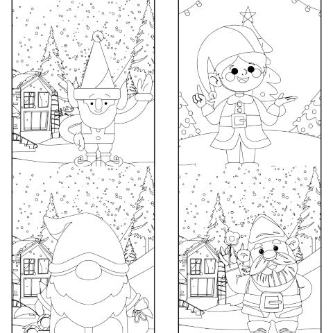 Kids Christmas Coloring Book Volume 1