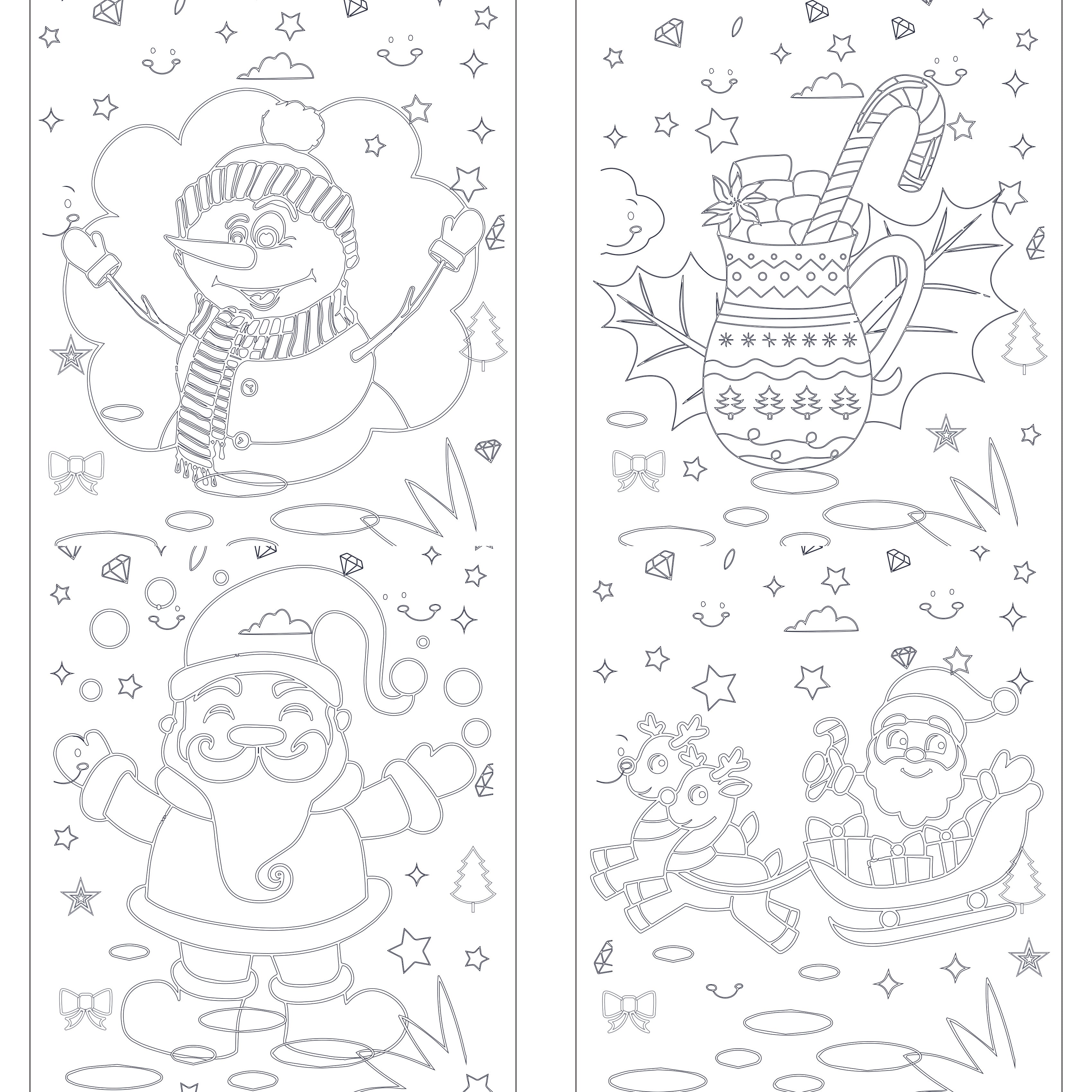 Kids Christmas Coloring Book 3