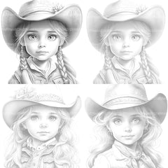 Flower Girl Coloring Book 2 - CraftNest - Digital Crafting and Art