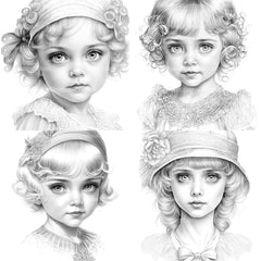 Cyborg Girl Coloring Book - CraftNest - Digital Crafting and Art