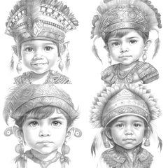Babarian Boy Coloring Book - CraftNest - Digital Crafting and Art