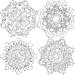 Colorist Heaven Mandala Coloring Book - CraftNest - Digital Crafting and Art