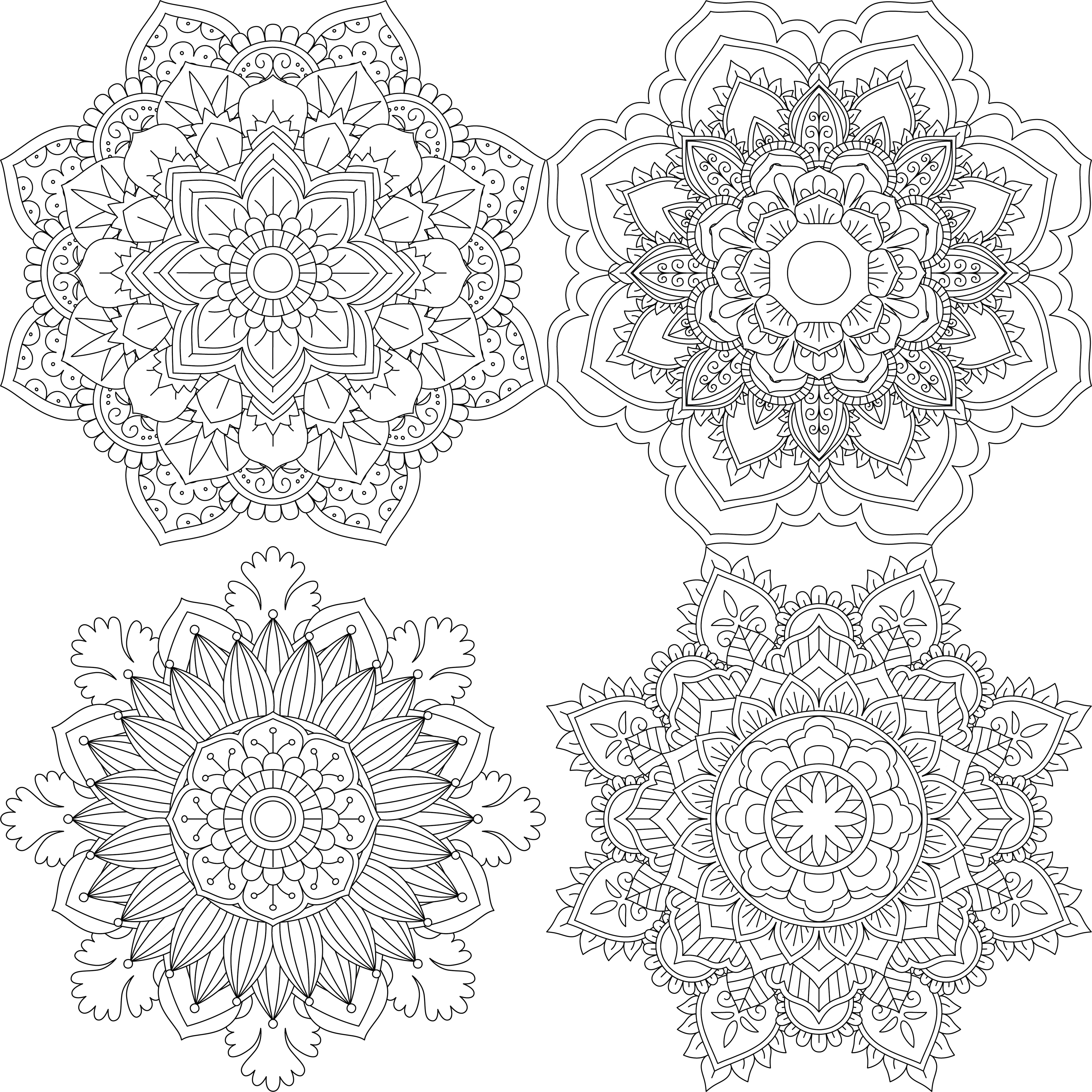 Colorist Heaven Mandala Coloring Book - CraftNest - Digital Crafting and Art