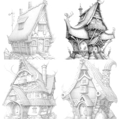 Viking Tiny House Coloring Book - CraftNest - Digital Crafting and Art