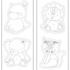 Kids Zoo Animals Coloring Book