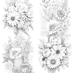 Flower Coloring Book - CraftNest - Digital Crafting and Art