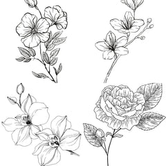 Floral Coloring Book - CraftNest - Digital Crafting and Art