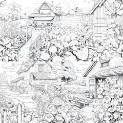 Farmers Garden Coloring Book 2 - CraftNest - Digital Crafting and Art