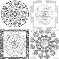 Colorist Heaven Mandala Designs Coloring Book - CraftNest - Digital Crafting and Art