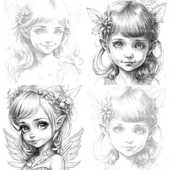 Flower Princess Coloring Book - CraftNest - Digital Crafting and Art