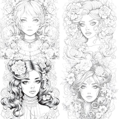 Little Princess Coloring Book - CraftNest - Digital Crafting and Art