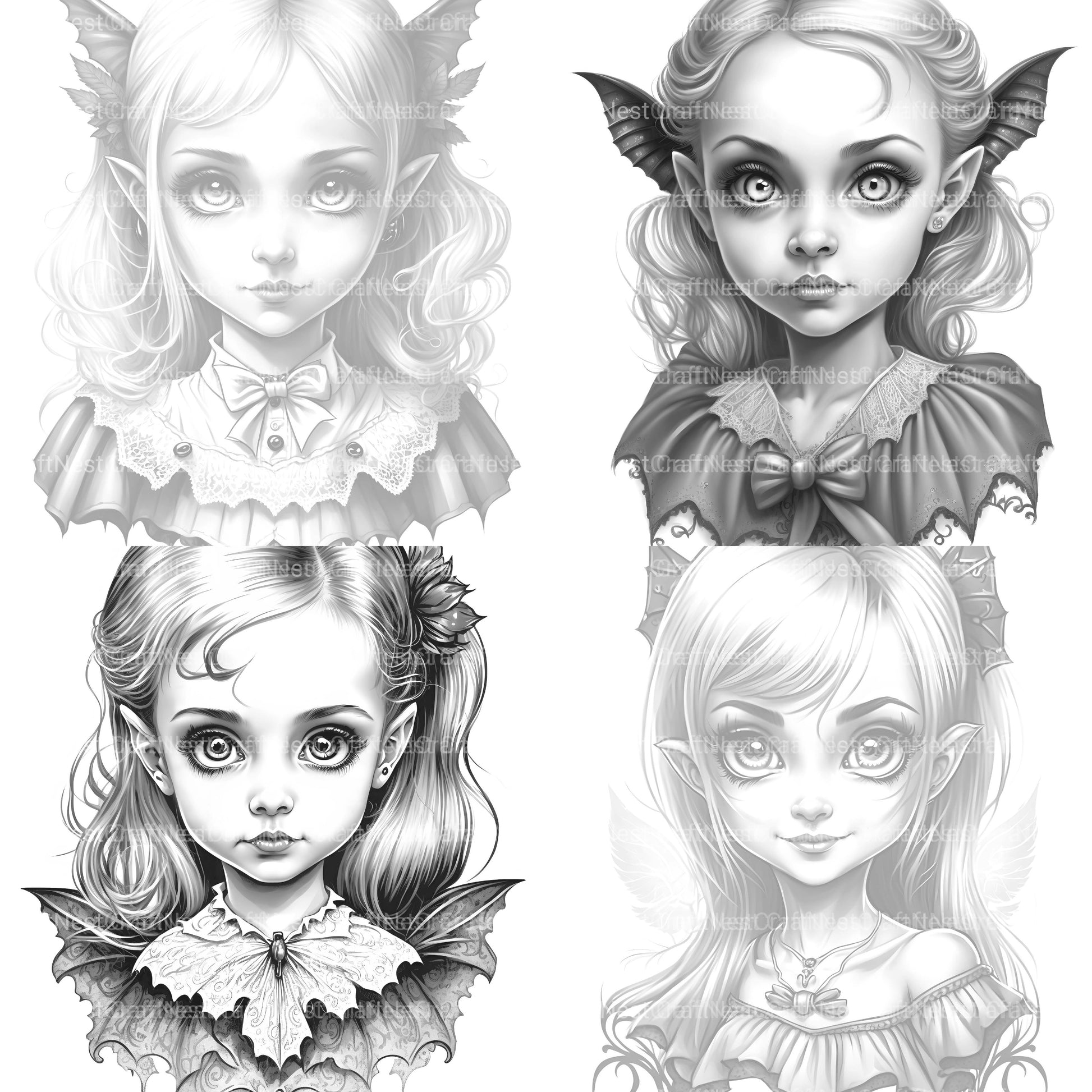 Little Witch Coloring Book - CraftNest - Digital Crafting and Art