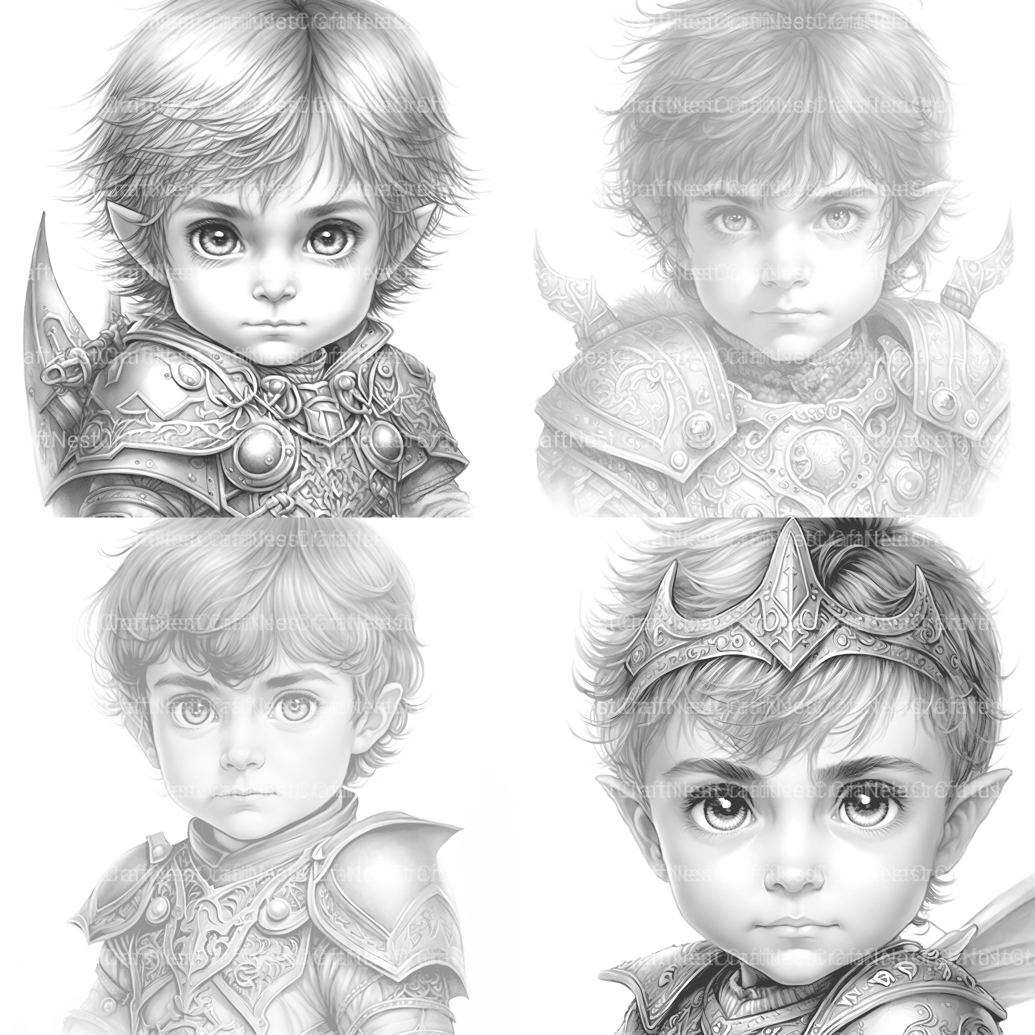 Steampunk Boy Coloring Book - CraftNest - Digital Crafting and Art