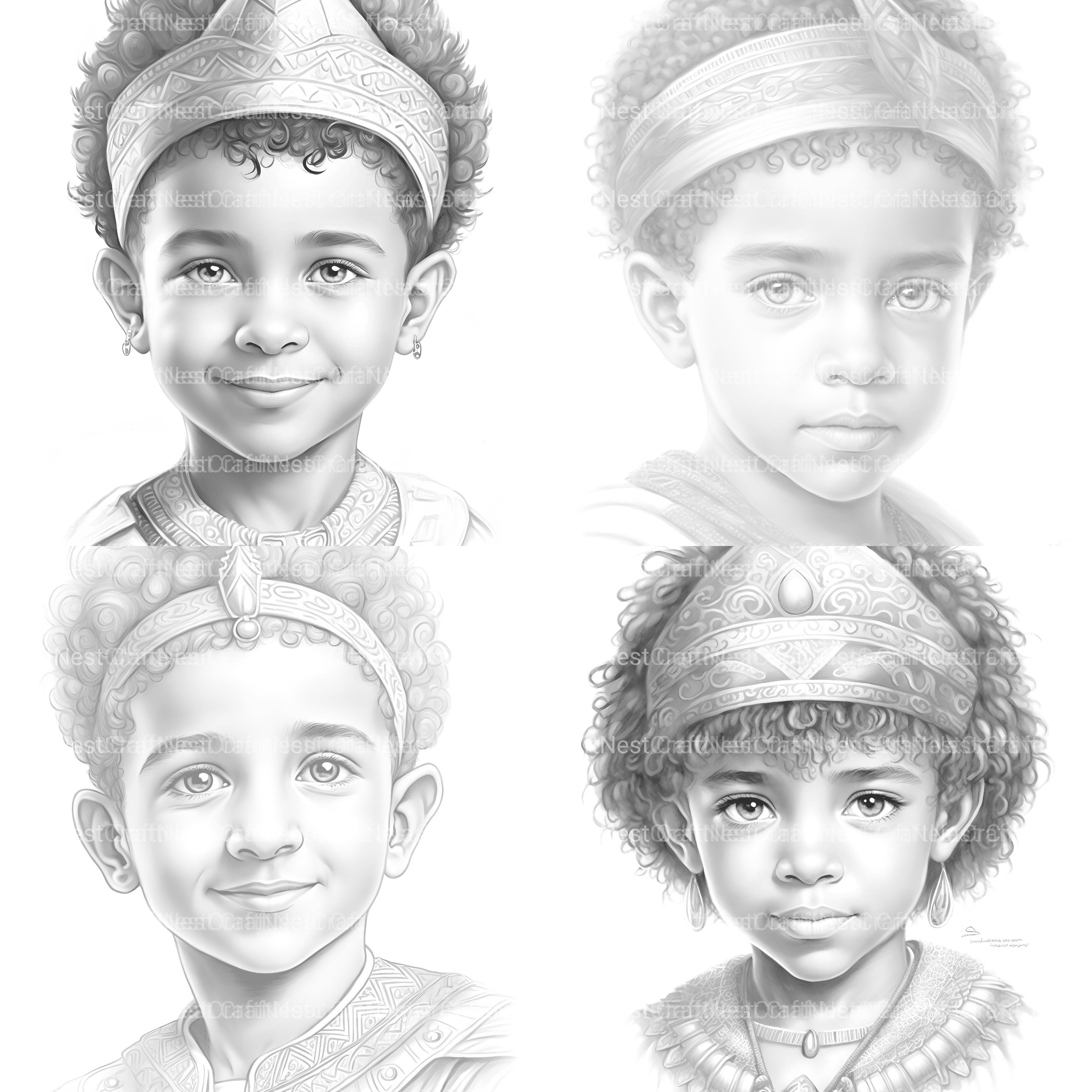 Cute Girl Coloring Book - CraftNest - Digital Crafting and Art