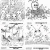 Bilingual Numbers Garden Coloring Book