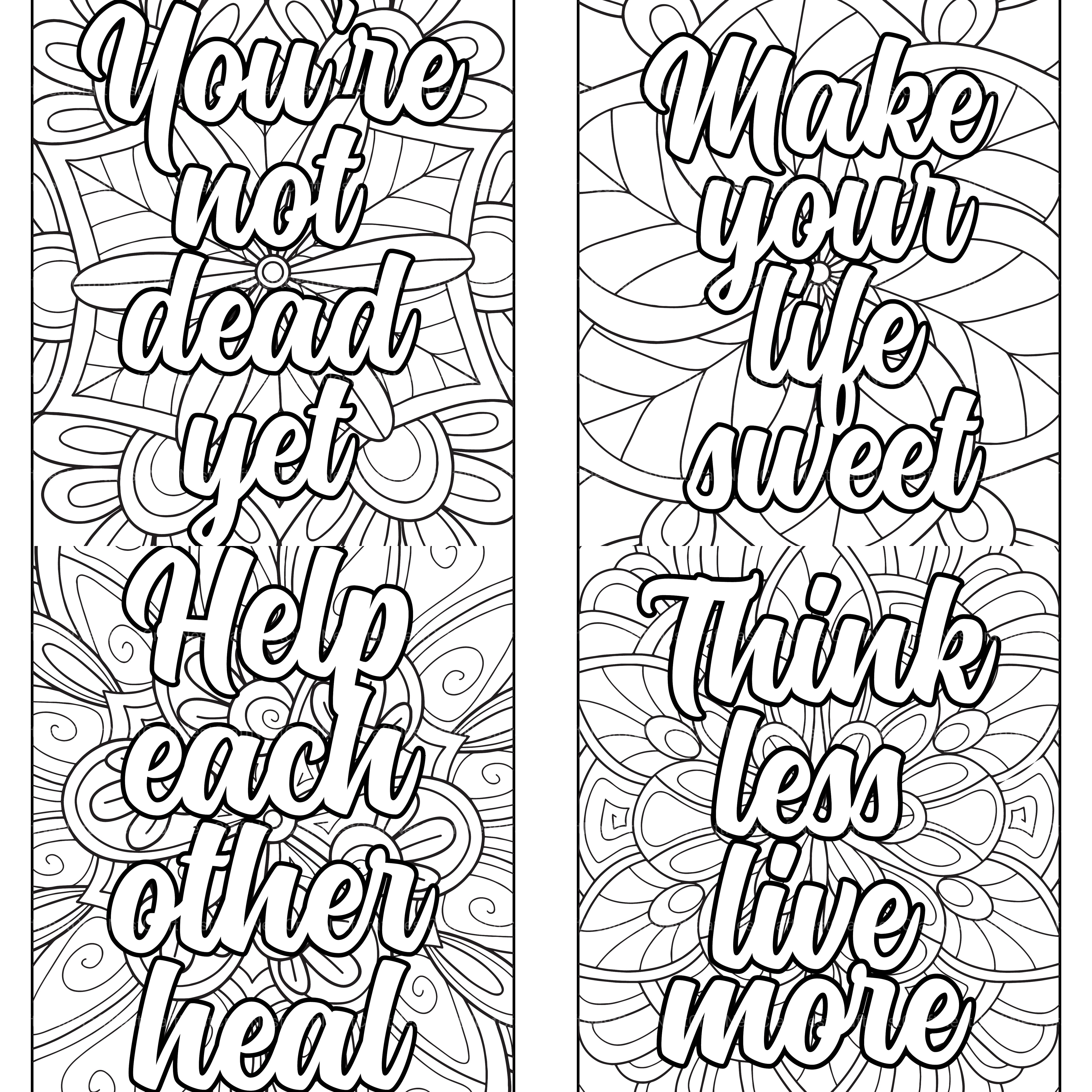Motivational Quotes Coloring Book 10