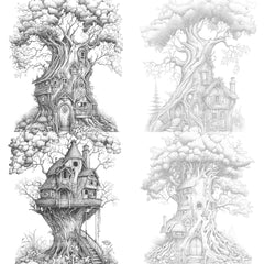 Treehouse Coloring Book 3 - CraftNest - Digital Crafting and Art