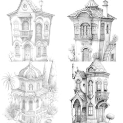 Turkish Tiny House Coloring Book - CraftNest - Digital Crafting and Art