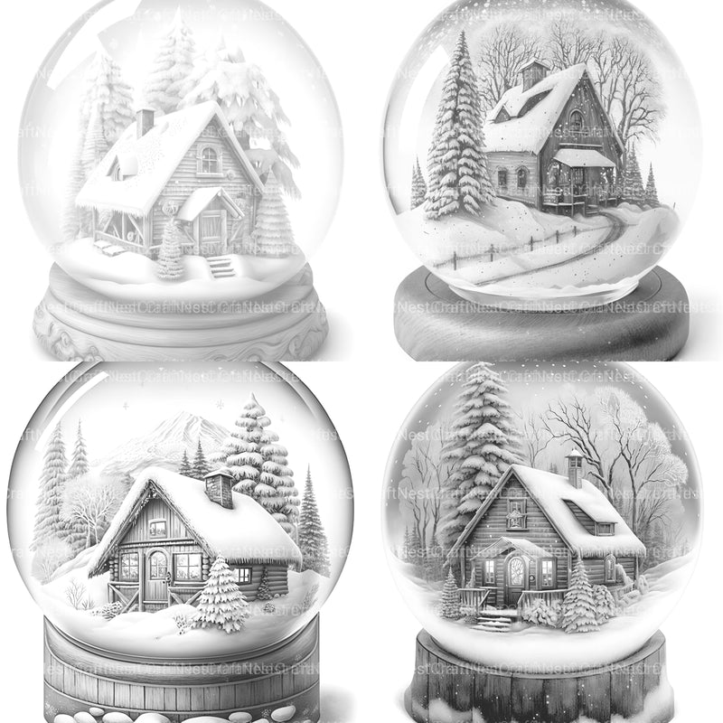 Snowball Cabin Coloring Book - CraftNest - Digital Crafting and Art