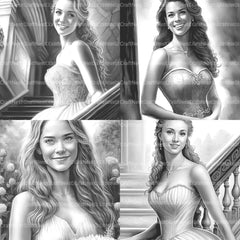 Steampunk Girl Coloring Book 1 - CraftNest - Digital Crafting and Art