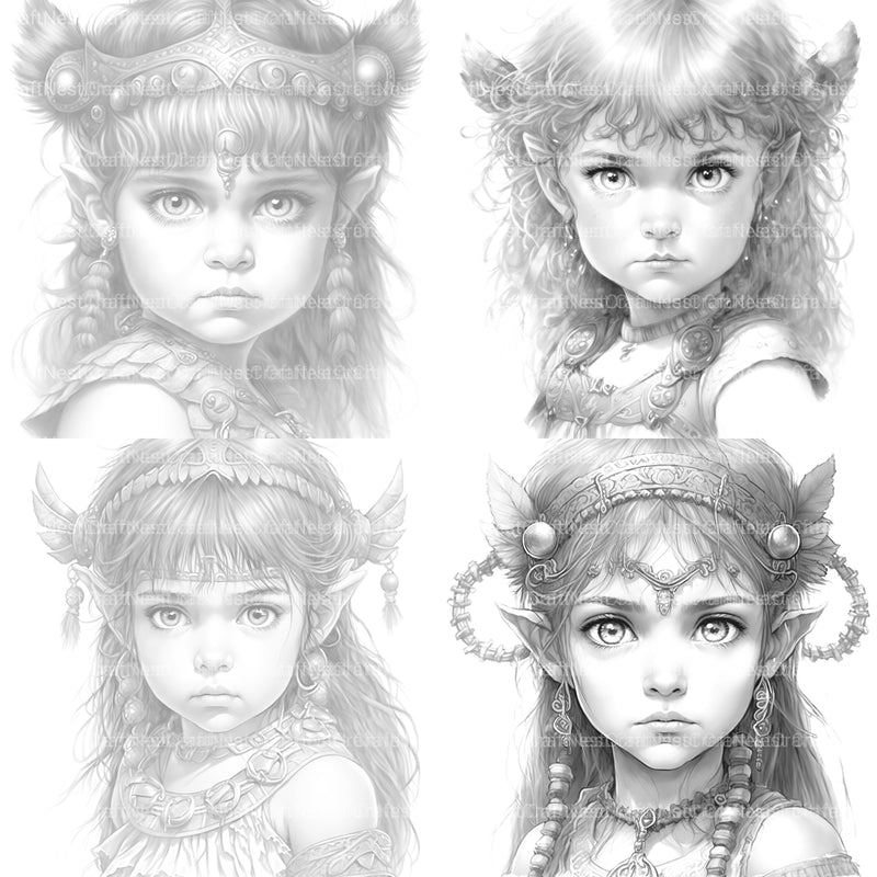 Bavarian Girl Coloring Book 2 - CraftNest - Digital Crafting and Art