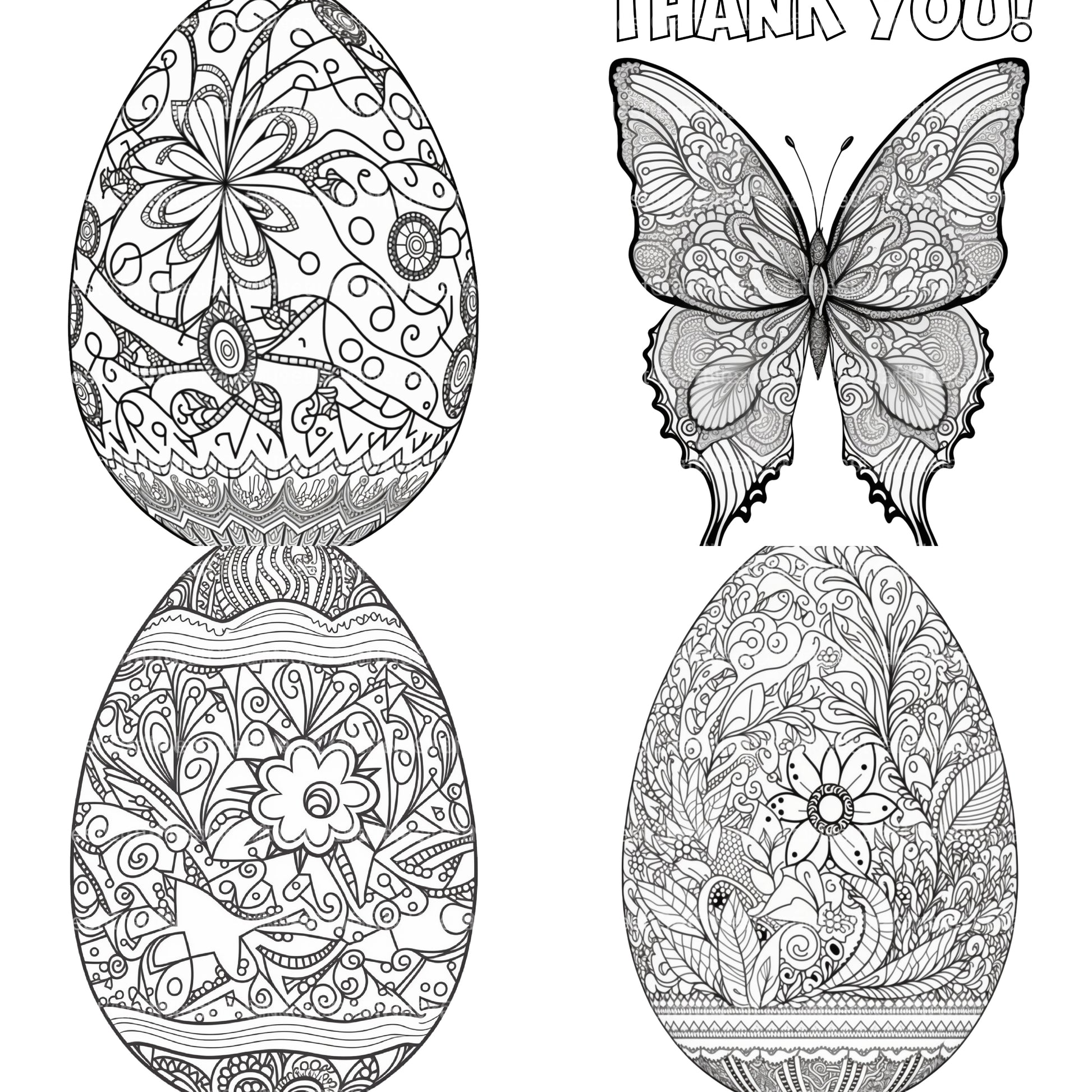 Mandala Egg Coloring Book - CraftNest - Digital Crafting and Art