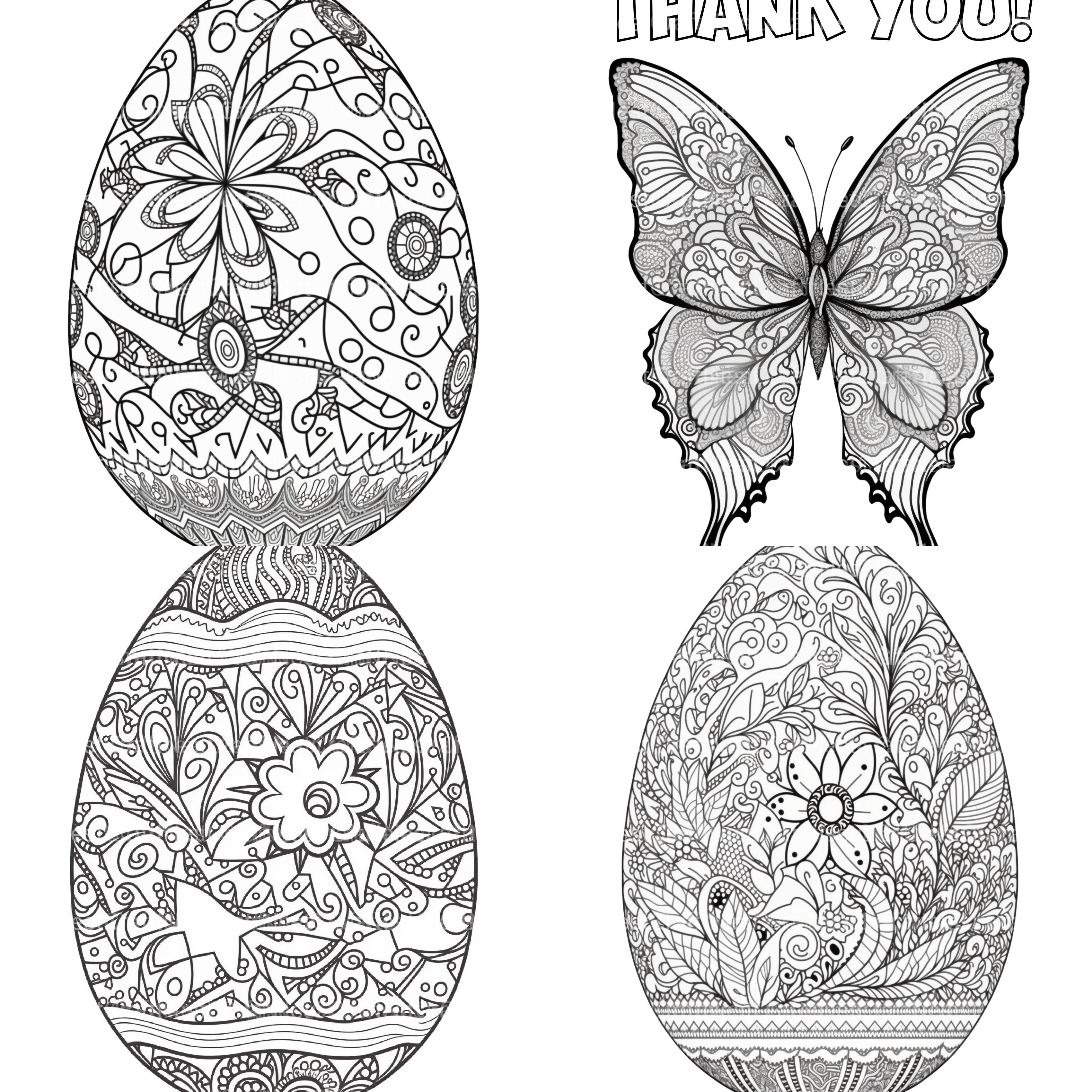 Mandala Egg Coloring Book - CraftNest - Digital Crafting and Art