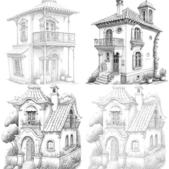 Chile Tiny House Coloring Book 1 - CraftNest - Digital Crafting and Art