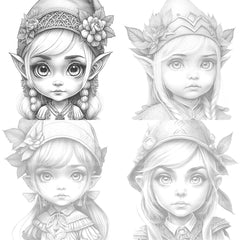 Gothic Girl Coloring Book - CraftNest - Digital Crafting and Art