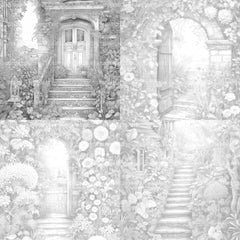 Secret Garden Coloring Book - CraftNest - Digital Crafting and Art