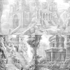 Lost Ruins Coloring Book - CraftNest - Digital Crafting and Art