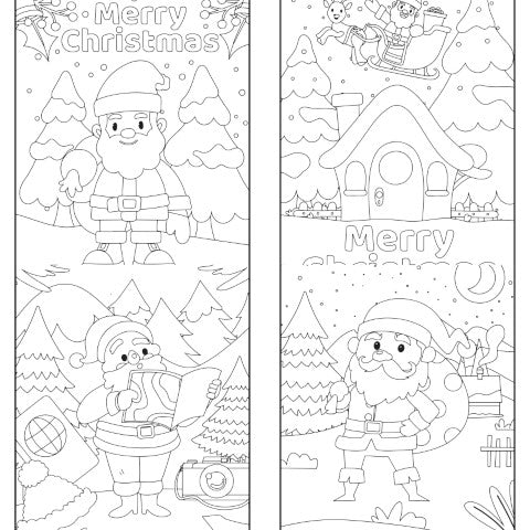 Kids Christmas Art Coloring Book