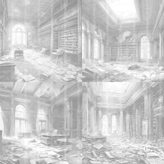 Lost Library Coloring Book - CraftNest - Digital Crafting and Art