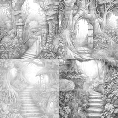 Forest Gate Coloring Book 2 - CraftNest - Digital Crafting and Art