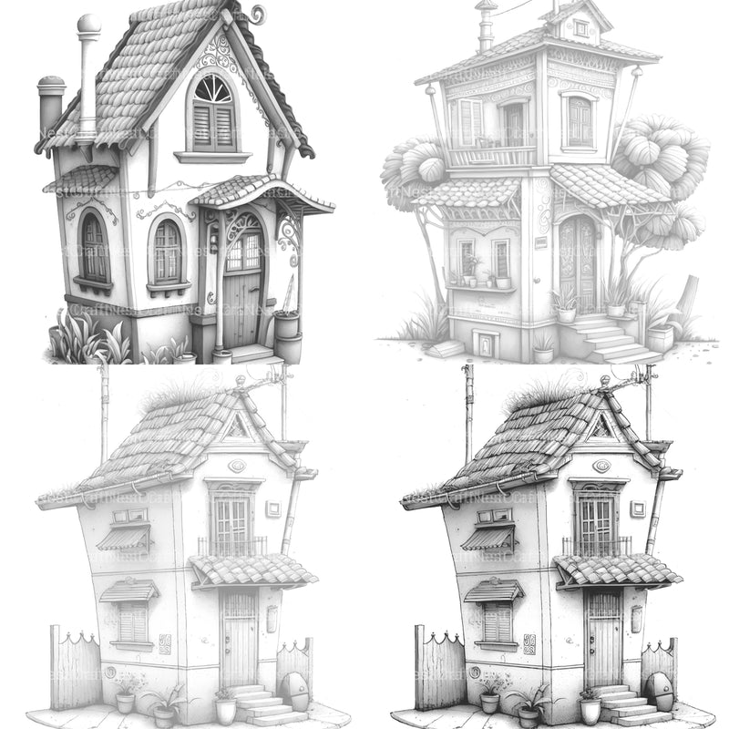 Chile Tiny House Coloring Book - CraftNest - Digital Crafting and Art