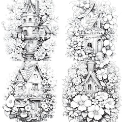 Blooming House Coloring Book - CraftNest - Digital Crafting and Art