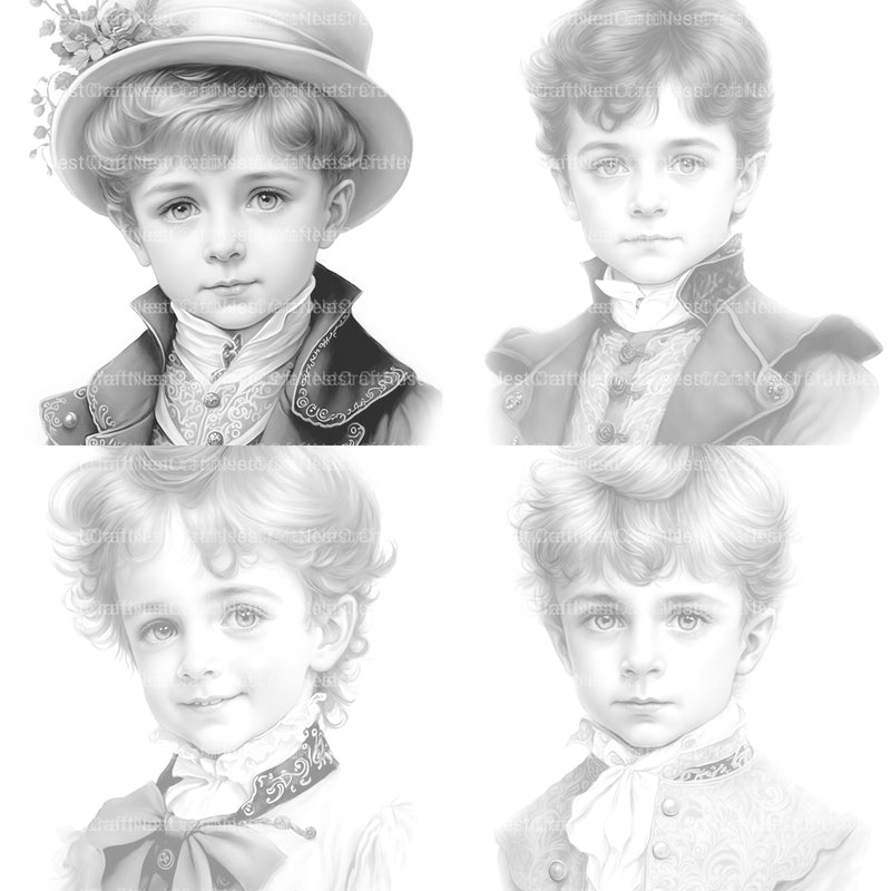 Victorian Man Coloring Book - CraftNest - Digital Crafting and Art