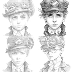 Young Woman Coloring Book - CraftNest - Digital Crafting and Art