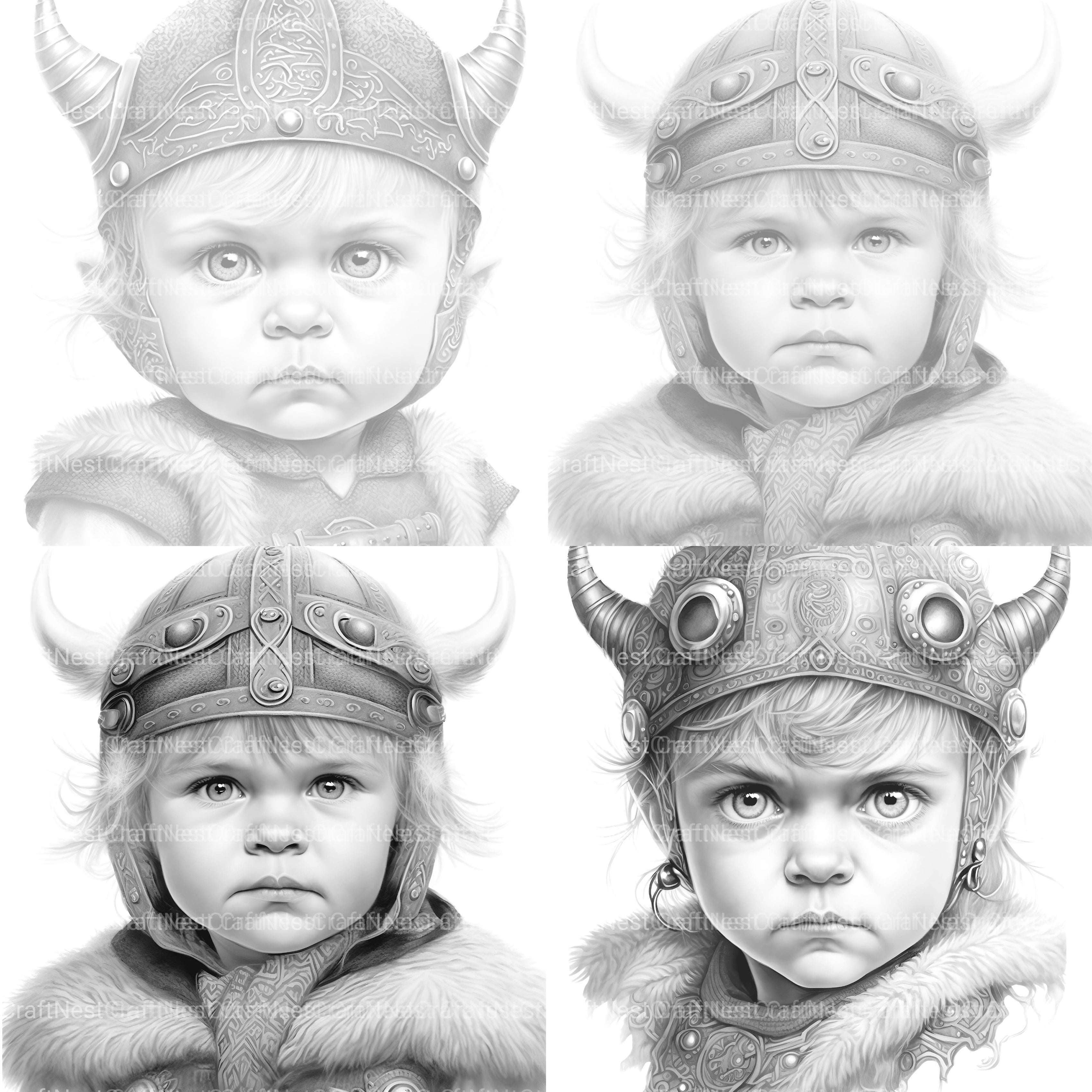 Winter Girl Coloring Book 2 - CraftNest - Digital Crafting and Art