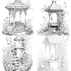 Wishing Well Coloring Book - CraftNest - Digital Crafting and Art