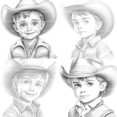 Cowgirl Coloring Book - CraftNest - Digital Crafting and Art