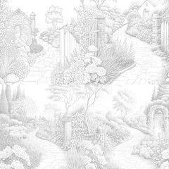 Garden Path Coloring Book - CraftNest - Digital Crafting and Art