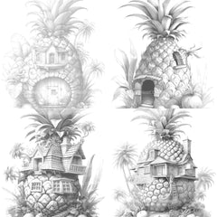 Fairy House Coloring Book - CraftNest - Digital Crafting and Art