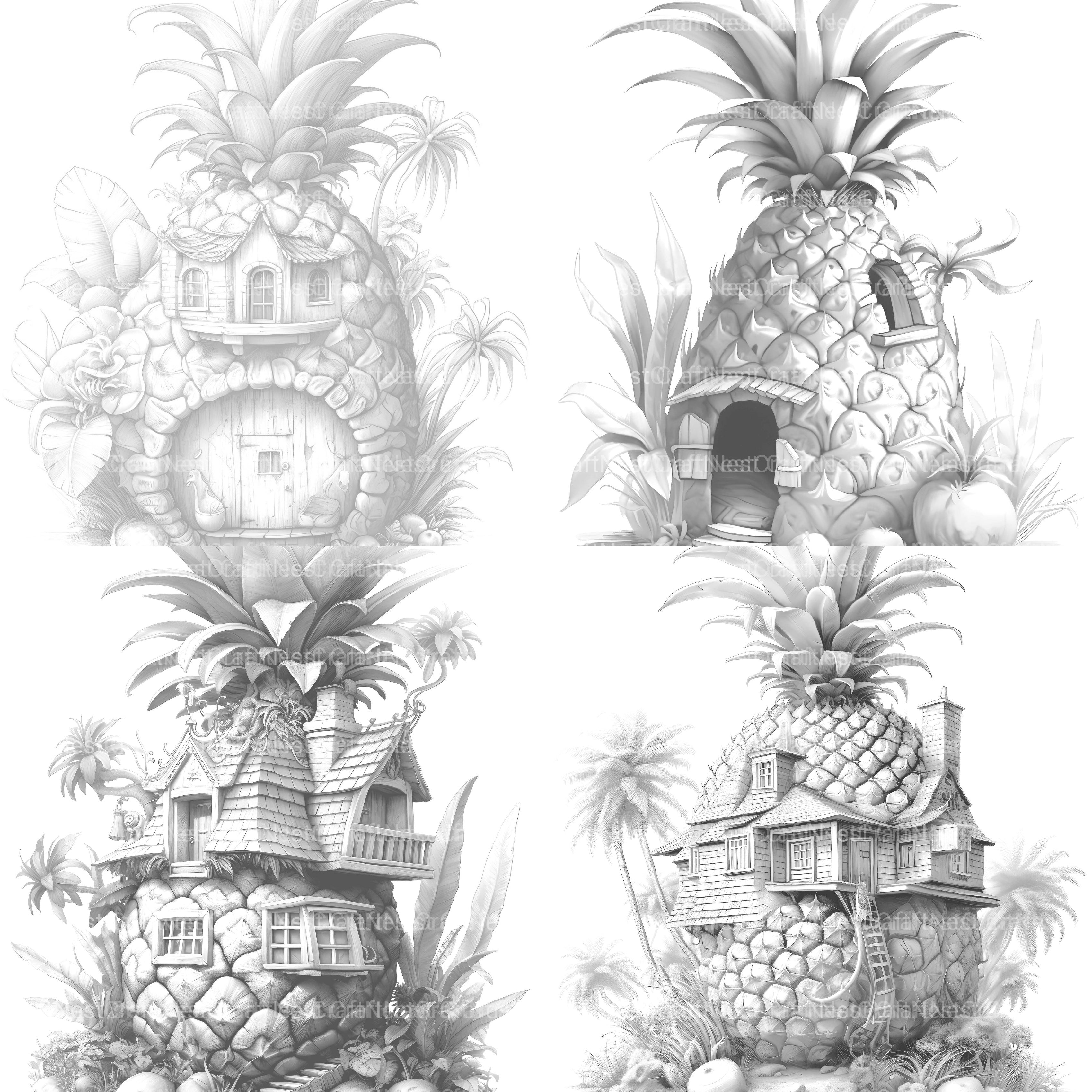 Fairy House Coloring Book - CraftNest - Digital Crafting and Art